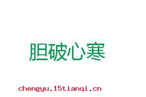 胆破心寒的故事